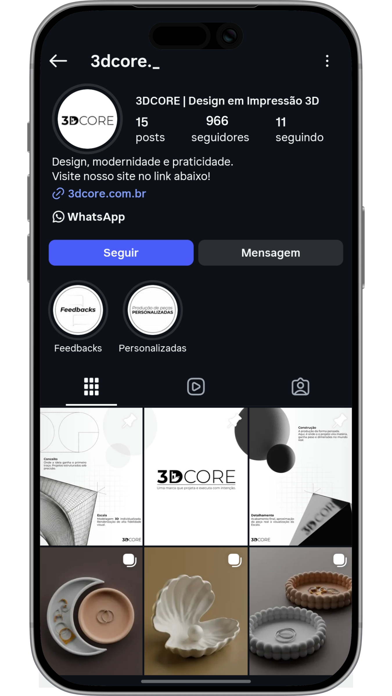 Instagram 3DCore